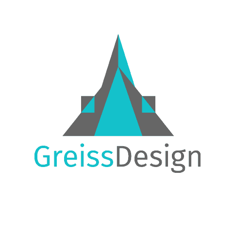 סמל לוגו של עיצוב אתרי וורדפרס גריס דיזיין.